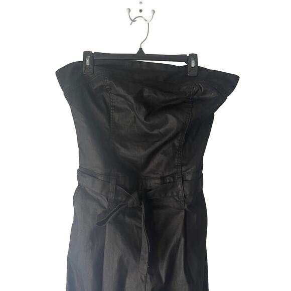 7 For All Mankind NWT Women's Size XL Black Sleeveless Balloon Leg Jumpsuit $398 - Picture 5 of 15